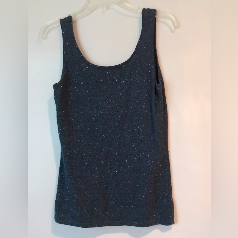 Double D Ranch S Teal Sweater Tank